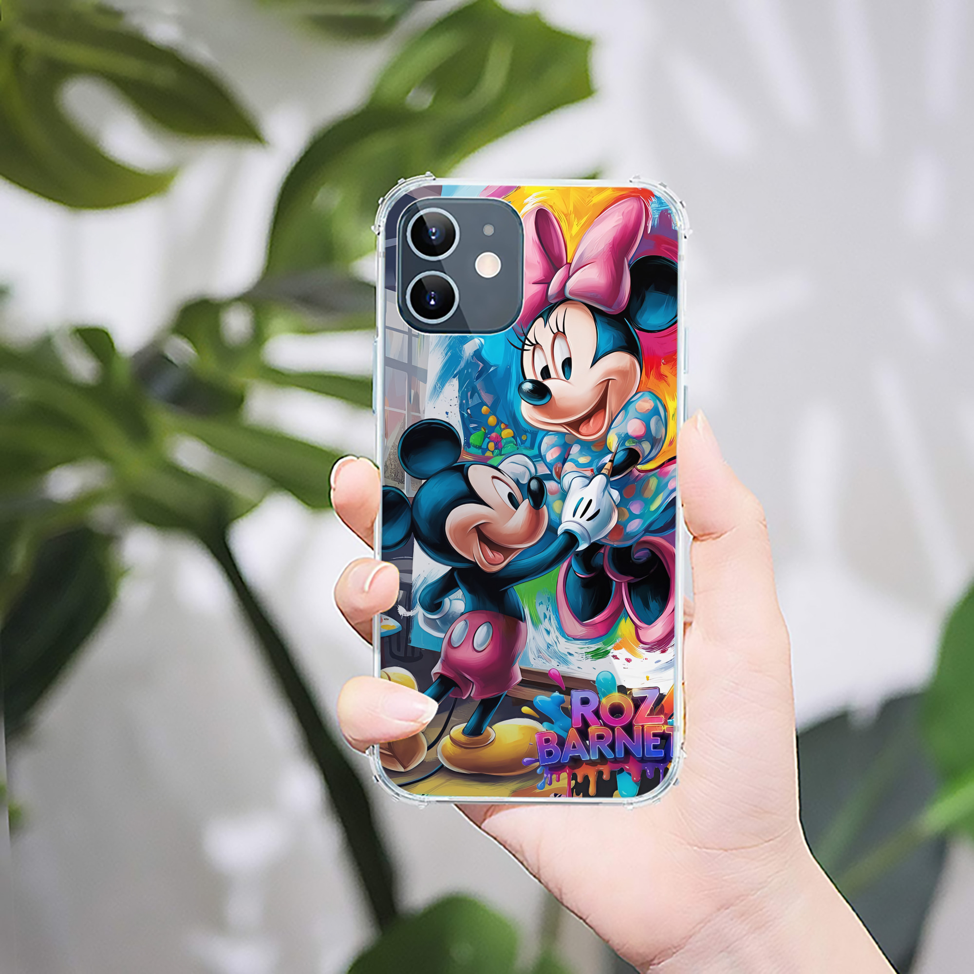 ミッキーマウス Mickey Mouse 【iPhone 12シリーズ対応】透明スマホケース（クリアソフトケース）